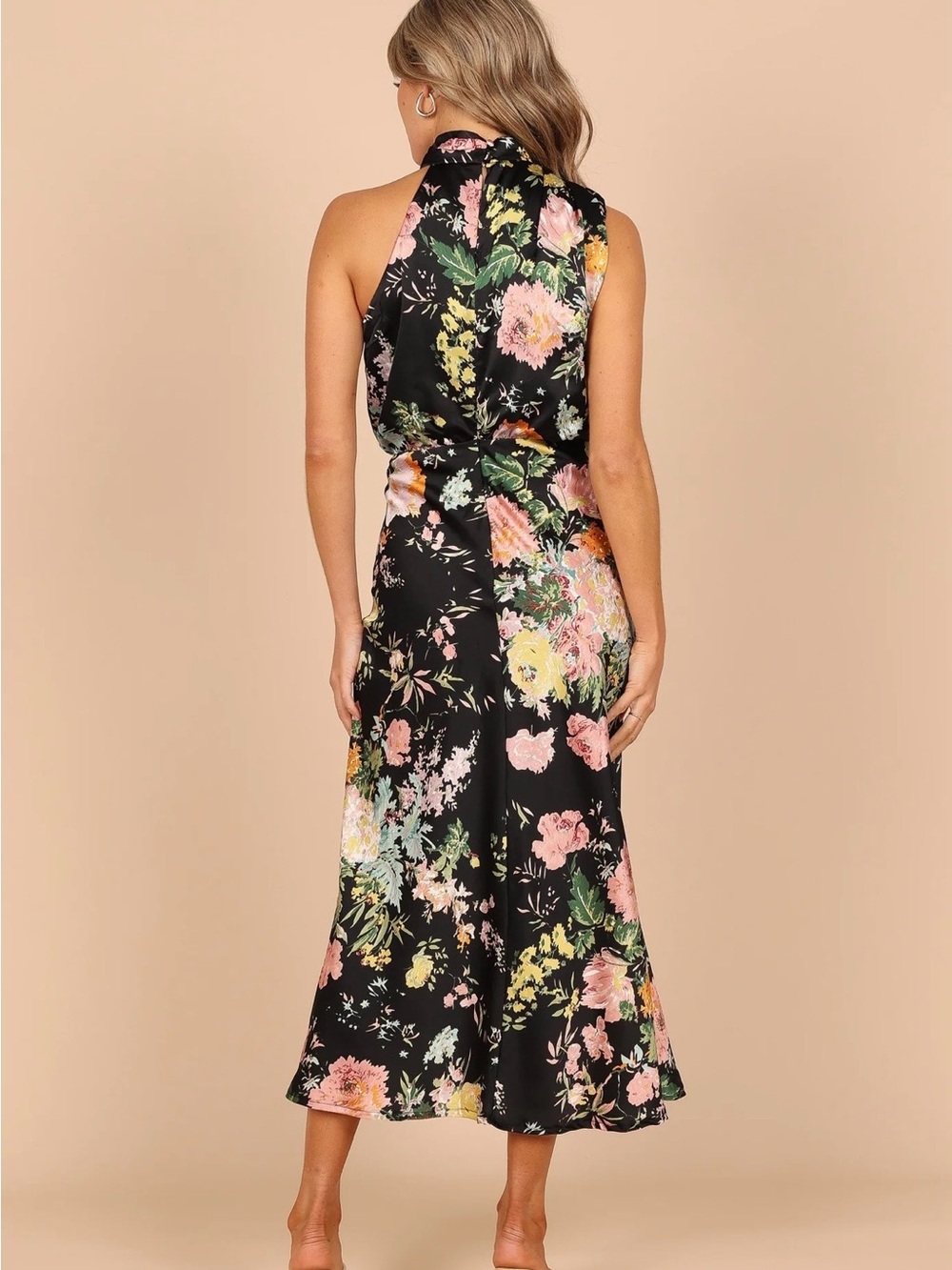 Petal & Pup Anabelle Halter Neck Midi Dress - Picture 2 of 7